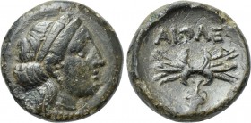 LESBOS. Methymna. Ae (4th century BC).