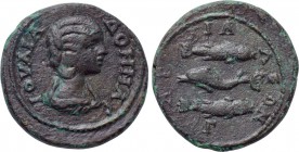 THRACE. Anchialus. Julia Domna (Augusta, 193-217). Ae Triassarion.