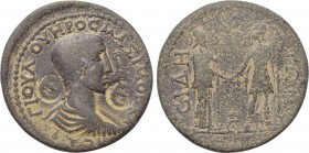 PAMPHYLIA. Side. Maximus (Caesar, 235/6-238). Revalued Ae 9 Assaria.