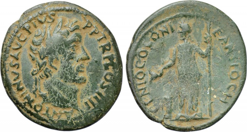 PISIDIA. Antioch. Antoninus Pius (138-161). Ae. 

Obv: ANTONINVS AVG PIVS P P ...