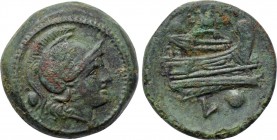 ANONYMOUS. Uncia (Circa 214-212 BC). Luceria.
