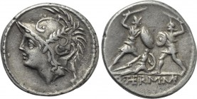 Q. THERMUS M. F. Denarius (103 BC). Rome.