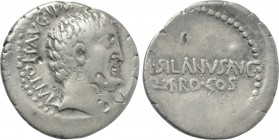 MARK ANTONY. Denarius (32 BC). Athens.