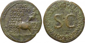 DIVUS AVGVSTVS (Died 14 AD). Sestertius. Rome.