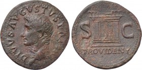 DIVUS AUGUSTUS (Died 14). Dupondius. Rome. Struck under Tiberius (14-37).