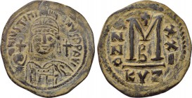JUSTINIAN I (527-565). Follis. Cyzicus. Dated RY 21 (547/8).