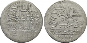 OTTOMAN EMPIRE. Ahmed III (AH 1115-1143 / AD 1703-1730). Kurush. Qustantiniya (Constantinople). Dated AH 1115 (AD 1703/4).