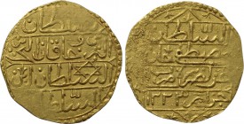 OTTOMAN EMPIRE. Mustafa IV (AH 1222-1223 / AD 1807-1808). GOLD Sultani. al-Jaza'ir (Algiers). Dated AH 1223 (1807/8).