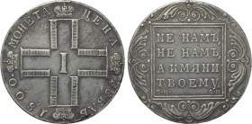 RUSSIA. Paul I (1796-1801). Rouble (1800-CM OM). St. Petersburg mint.