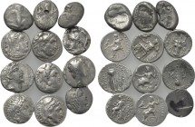 12 Greek Coins.