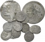12 Islamic and one Spanish Coin.