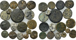 18 Greek Coins.