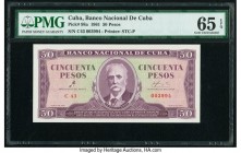 Cuba Banco Nacional de Cuba 50 Pesos 1961 Pick 98a PMG Gem Uncirculated 65 EPQ. From the El Don Diego Luna Collection

HID09801242017

© 2020 Heritage...