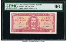Cuba Banco Nacional de Cuba 100 Pesos 1961 Pick 99a PMG Gem Uncirculated 66 EPQ. From the El Don Diego Luna Collection

HID09801242017

© 2020 Heritag...