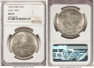 Republic "ABC" Peso 1934 MS64 NGC, KM22. From the El Don Diego Luna Collection

HID09801242017

© 2020 Heritage Auctions | All Rights Reserved