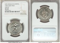 Republic 9-Piece Lot of Certified Pesos NGC, 1) "Los Angeles Olympics - Discus" Peso 1983 - MS68 2) "Los Angeles Olympics - Discus" Peso 1983 - MS69 3...