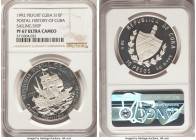Republic Proof "Postal History of Cuba - Sailing Ship" 10 Pesos 1992 PR67 Ultra Cameo NGC, KM370. From the El Don Diego Luna Collection

HID0980124201...