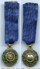 Republic Order of Carlos Manuel de Cespedes Miniature Badge ND (Instituted 1926) AU, Barac-Unl., R&S-Unl. 17mm. 5.56gm. Style of officer's badge, like...