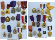 42-Piece Lot of Assorted College & University Medals, includes an assortment of college and university medals for various distinctions, including "Ing...