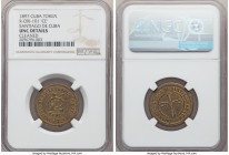 12-Piece Lot of Certified Assorted Tokens NGC, Includes issues from Santiago de Cuba (4), Marques de Montelo (2), Manacas-Central San Jose (4), and Ar...