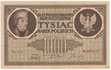 II Rzeczpospolita, 1000 marek polskich 1919, Ser. AA