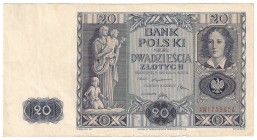 II Rzeczpospolita, 20 złotych 1936, Ser. AW