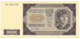 PRL, 500 złotych 1948 ser. CA