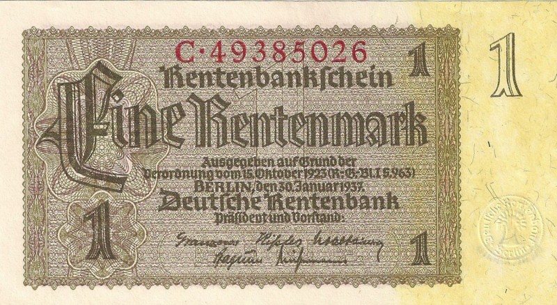 Niemcy, 1 marka 1937 - zestaw 4
 Przyjemny w tych stanach zachowania zestaw. 
...