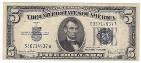USA, 5 dollars 1934