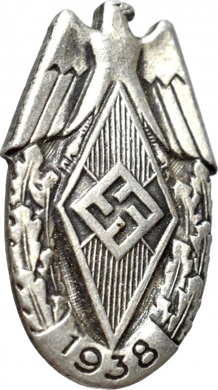 III Recih, Youth sports badge
III Rzesza, Hitlerjugend, Odznaka sportowa 1938
...