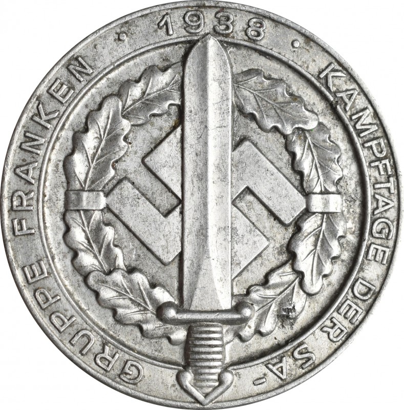 III Reich, SA, Badge Kampftage der SA Gruppe-Franken 1938
III Rzesza, SA, Odzna...