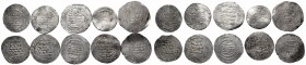 Islamic coinage, Lot of 10 dirhems