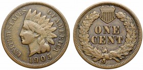 USA, 1 cent 1905