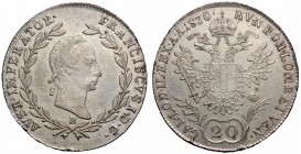 Austria, Franz I, 20 kreuzer 1830