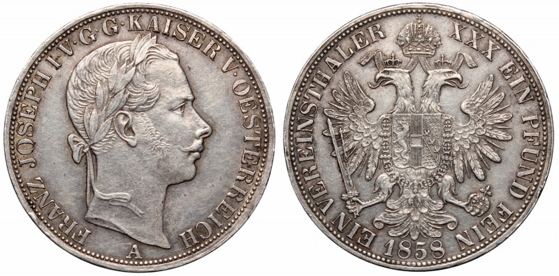 Austro-Hungarian, Franz Joseph, Thaler 1858
Austro-Węgry, Franciszek Józef, Tal...