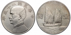 Chiny, 1 dollar 1934, Sun Yat-sen