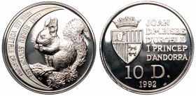 Andorra, 10 dollars 1992