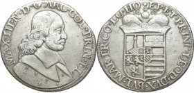 Belgium, Liege, Maximilian Henry of Bavaria, 1 patagon 1663