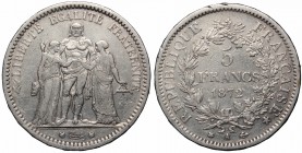 France, 5 francs 1872