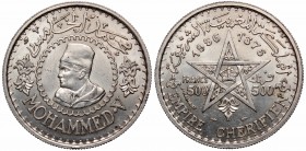 Morocco, 500 frans 1960