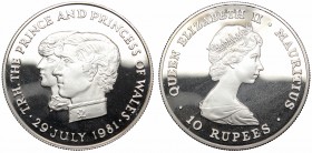 Mauritius, 10 rupee 1981