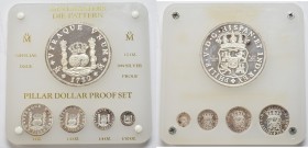 Mexico, dollar proof set - 13,85 oz silver .999