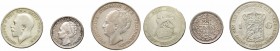 Europa, zestaw monet srebrnych