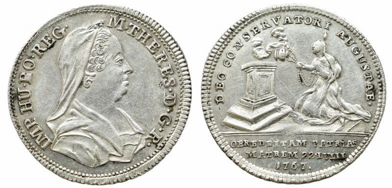 Austria, Maria Theresia, jeton 1767
Austria, Maria Teresa, Żeton 1767 - Uzdrowi...