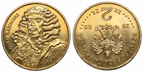 III RP, 2 złote 2000 Jan II Kazimierz - ODWROTKA