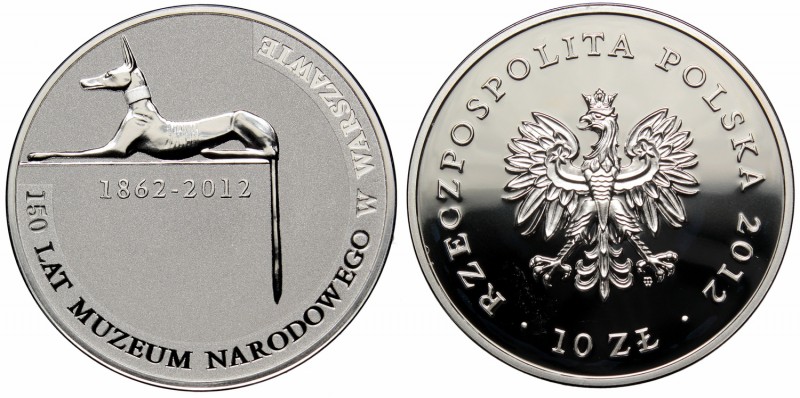 III RP, 10 złotych 2012 150 lat Muzeum Narodowego w Warszawie
 Piękny egzemplar...