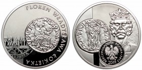 III RP, 20 złotych 2015 Historia monety polskiej Floren Władysława Łokietka