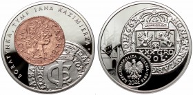 III RP, 20 złotych 2018 Historia monety polskiej boratynka, tymf Jana Kazimierza