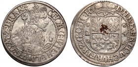 Prusy Książęce, Jerzy Wilhelm, Ort 1624, Królewiec- przebitka H/B