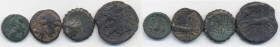 Lotto di quattro bronzetti greci come da foto 
MB-BB